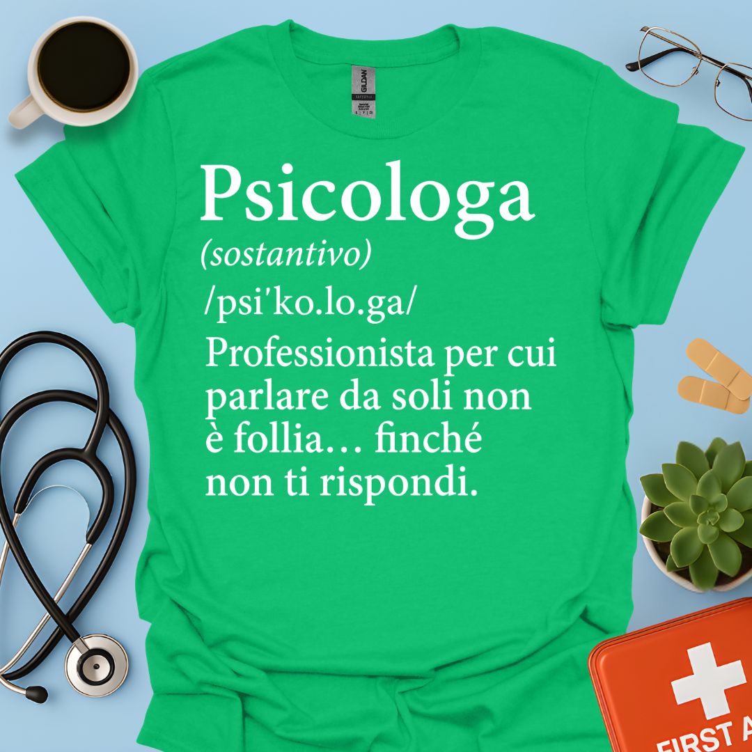 Maglietta Definizione Psicologa