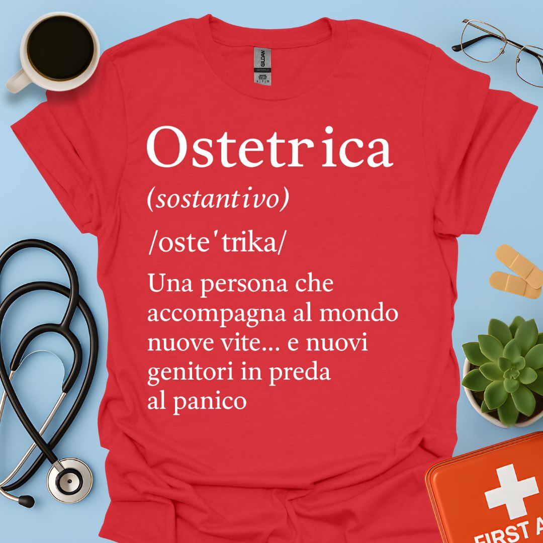 Definizione Ostetrica Maglietta
