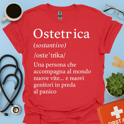 Definizione Ostetrica Maglietta
