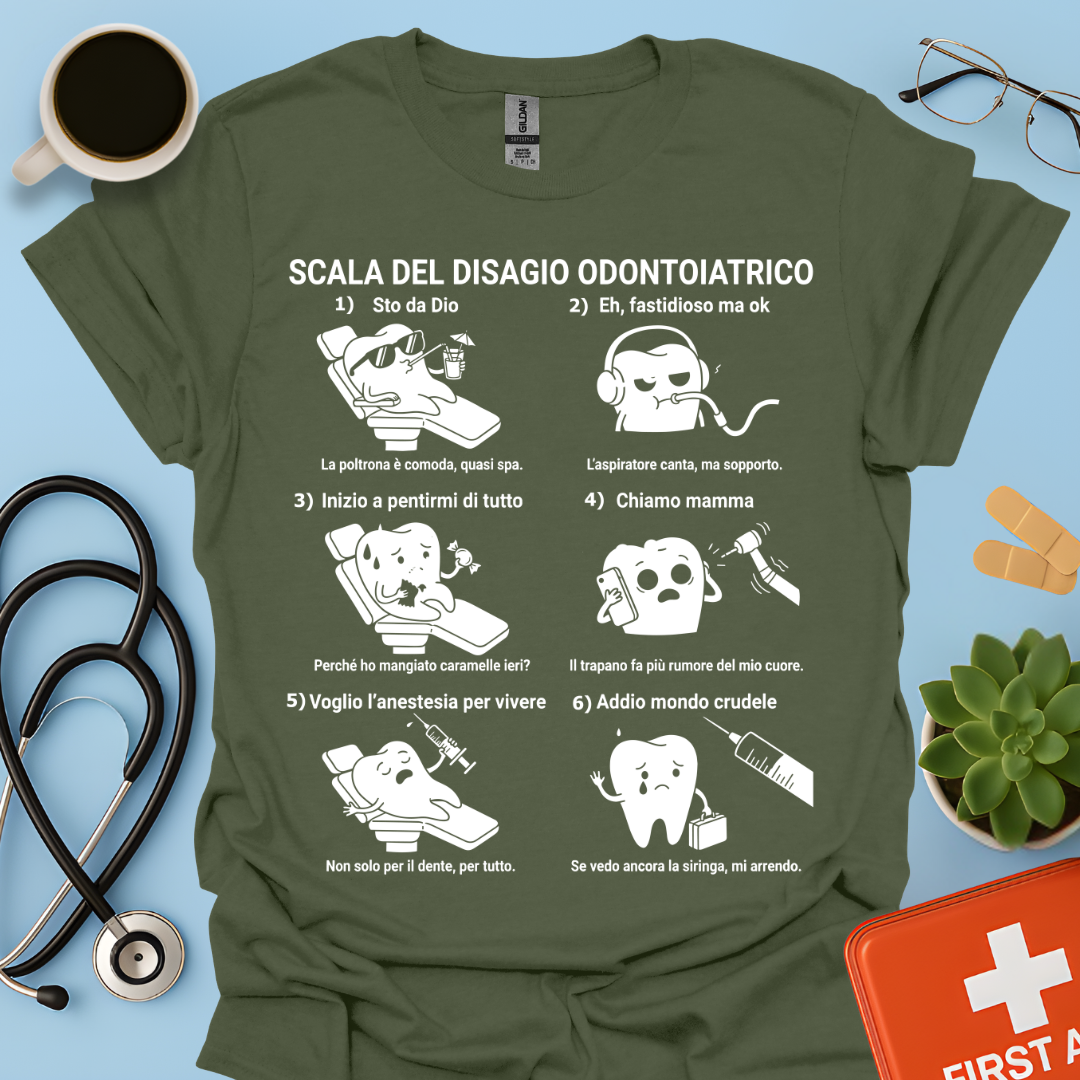 Maglietta Divertente per Dentista, ASO e Igienista