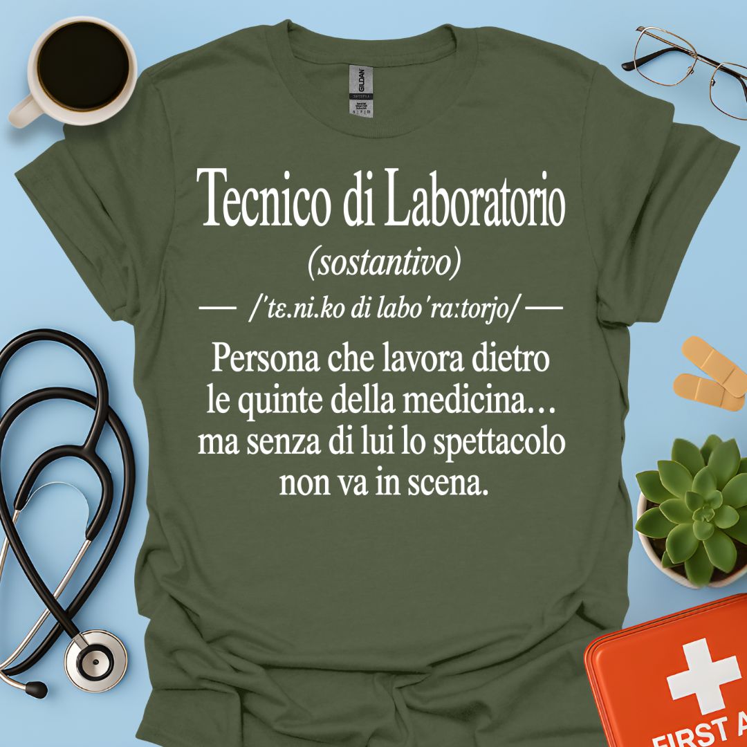 Maglietta Tecnico di Laboratorio – Regalo Divertente Tecnico Sanitario