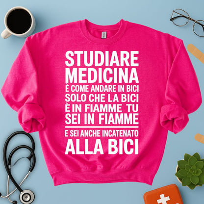 Felpa Divertente Studente Medicina