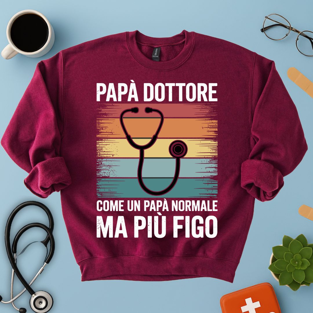 Felpa Papà Medico
