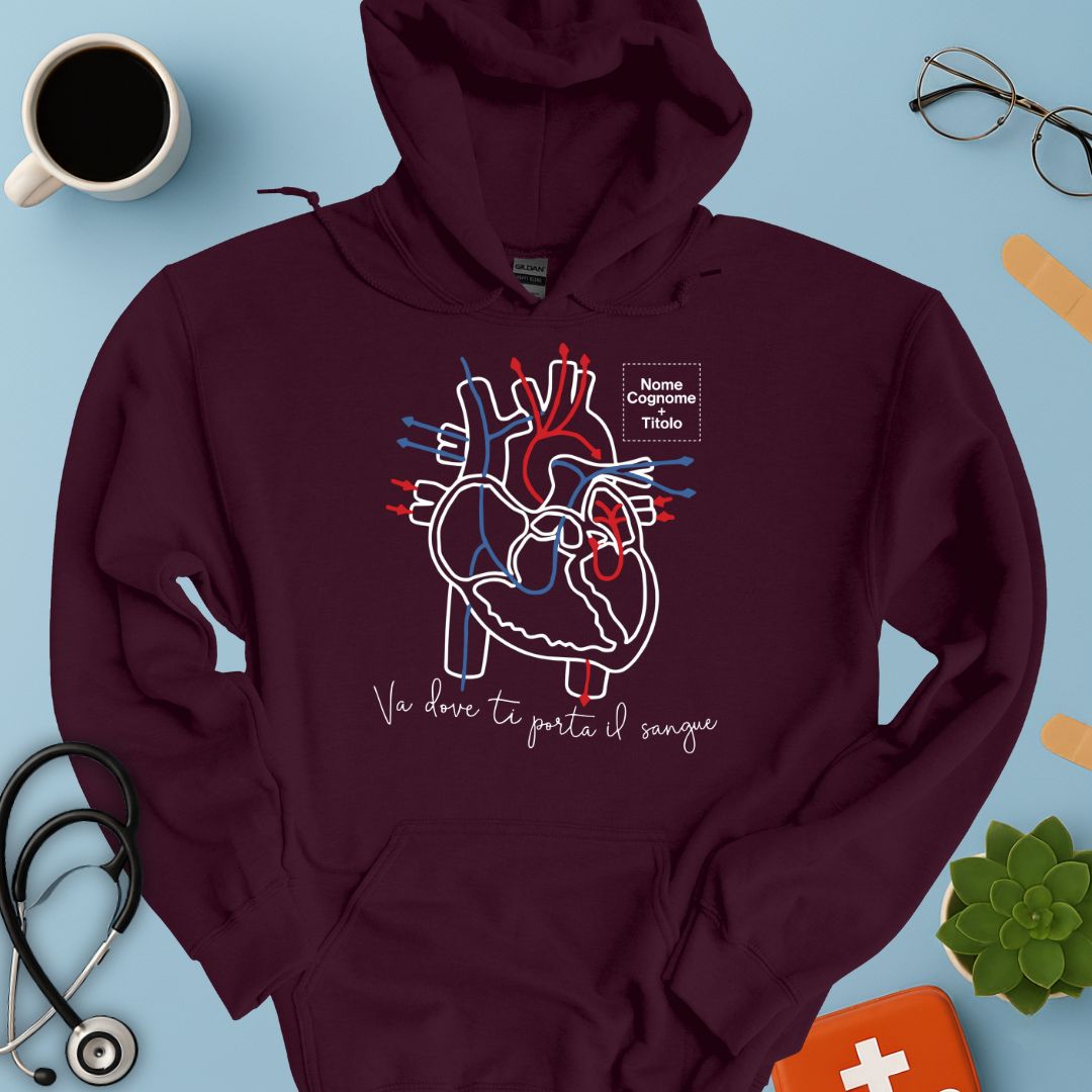 Felpa Cappuccio Personalizzata – Medico / Chirurgo