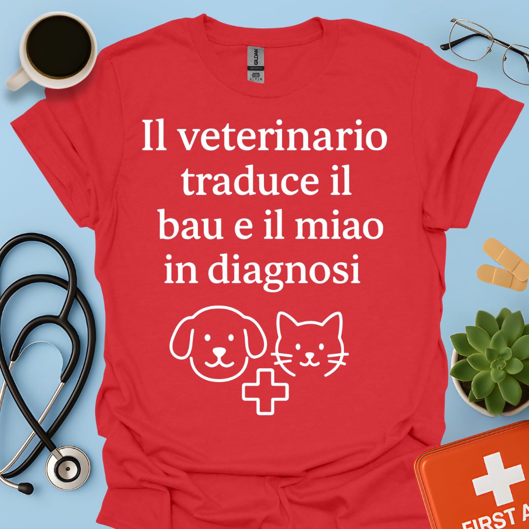 Divertente Veterinario Maglietta
