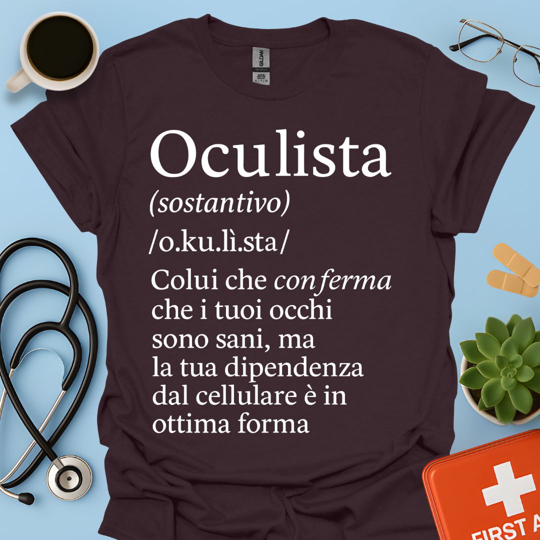 Definizione Oculista Maglietta