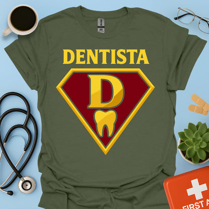 Dentista Supereroe – T-shirt Divertente Regalo Odontoiatra