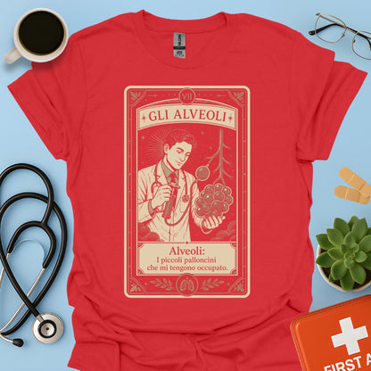 Maglietta Pneumologo – Gli Alveoli Carta dei Tarocchi