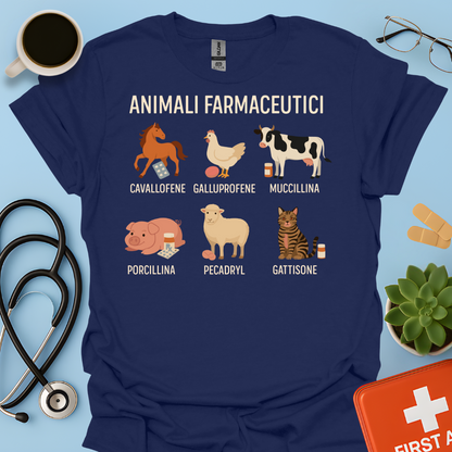 Animali Farmaceutici - Farmacista / Veterinaria Maglietta