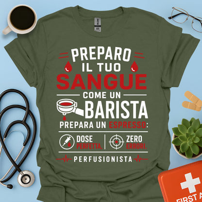Idea Regalo Divertente Maglietta Perfusionista