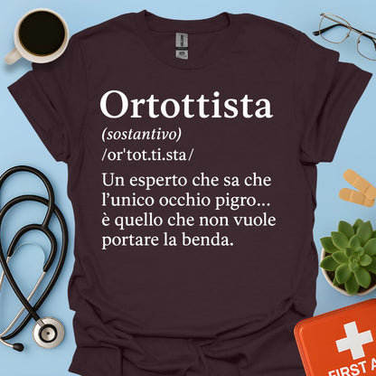 Definizione Ortottista Maglietta