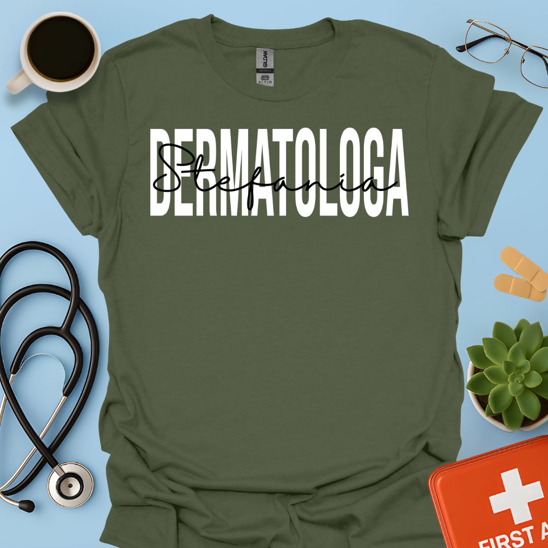 Maglietta Dermatologa Personalizzata