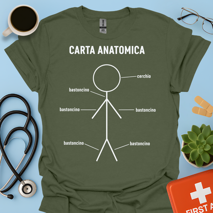 Carta Anatomica Maglietta