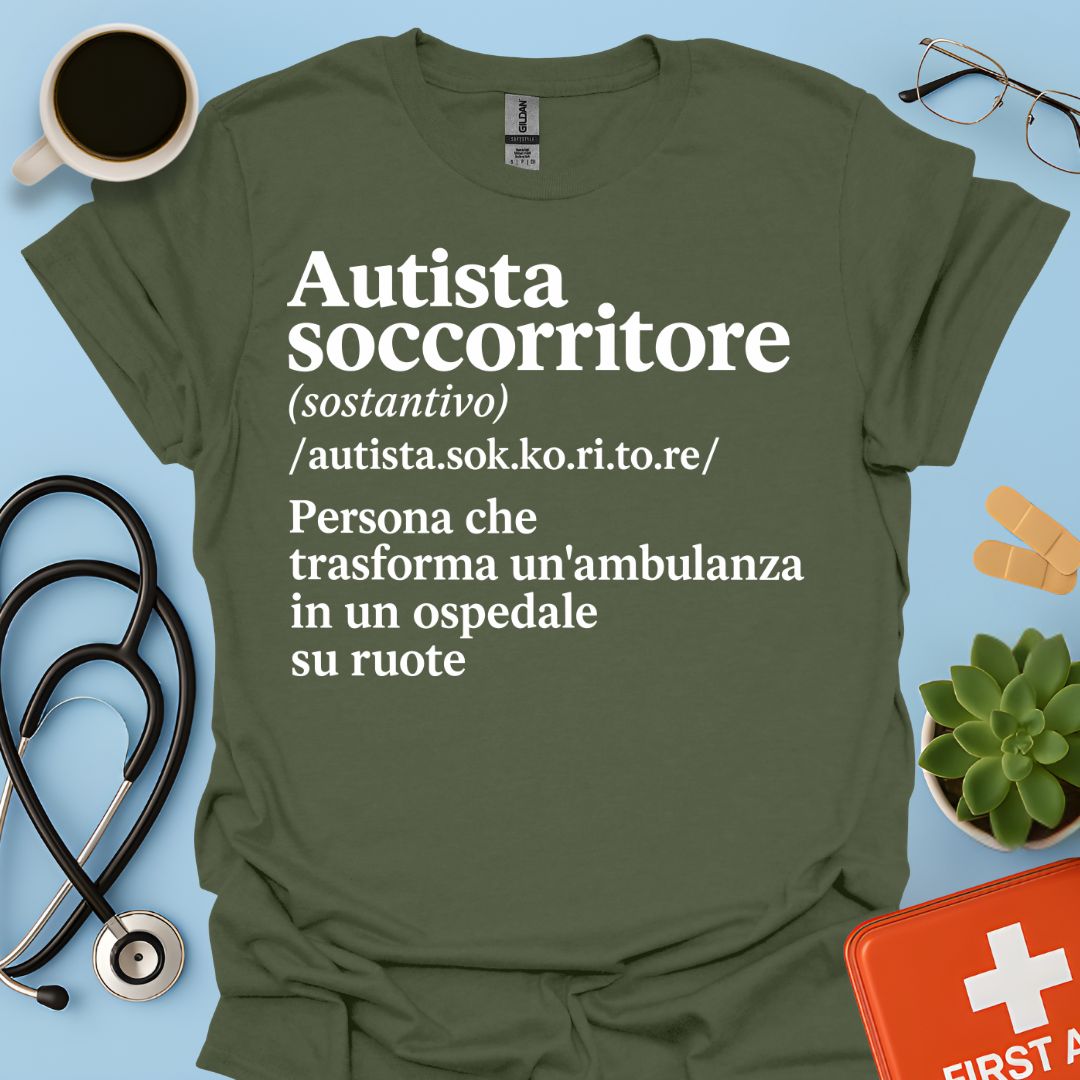 Maglietta Autista Soccorritore – Ambulanza Ospedale