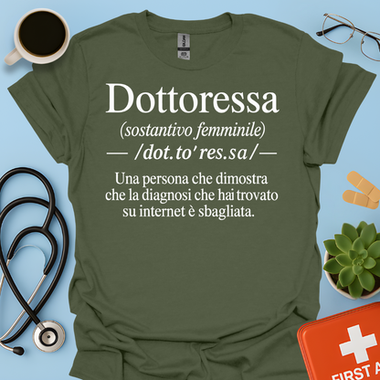 Definizione di Medico Dottoressa Maglietta