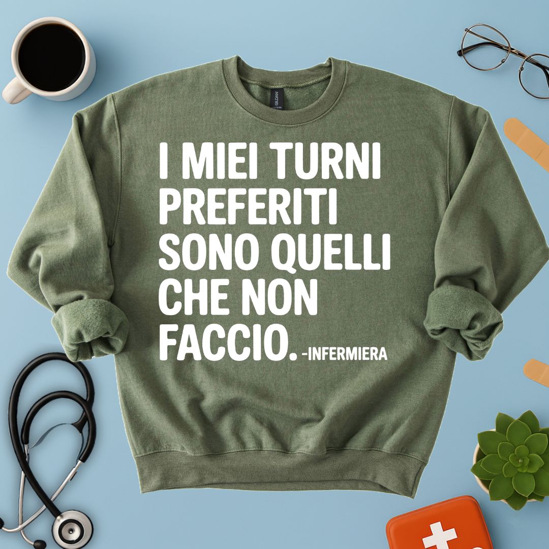Felpa Divertente Infermiera