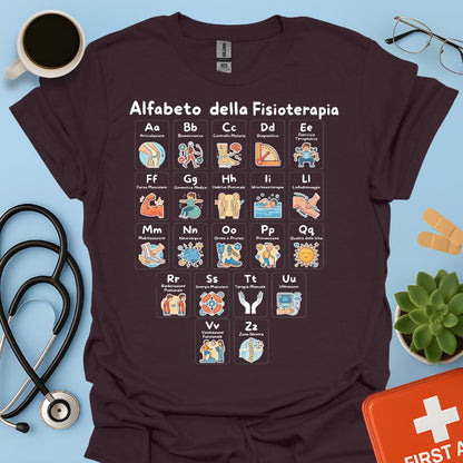 Maglietta Alfabeto Fisioterapia