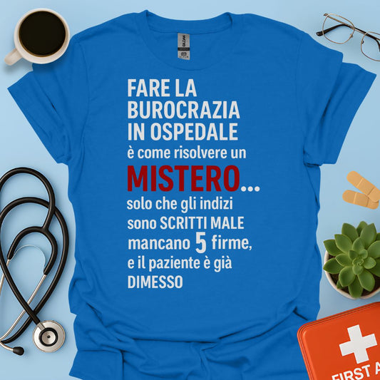 Burocrazia Clinica: Livello Esperto Ospedale Divertente Maglietta