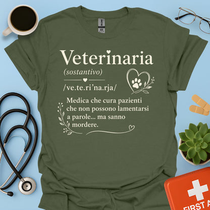 Maglietta Veterinaria: Definizione Divertente