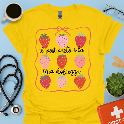 Il post parto è la mia dolcezza - Infermiera del post parto Maglietta