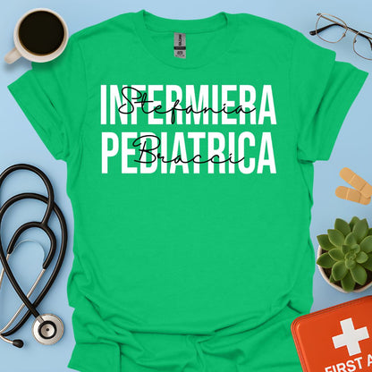 Maglietta Infermiera Pediatrica Personalizzata