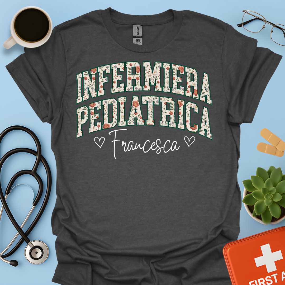 Maglietta Infermiera Pediatrica Personalizzata