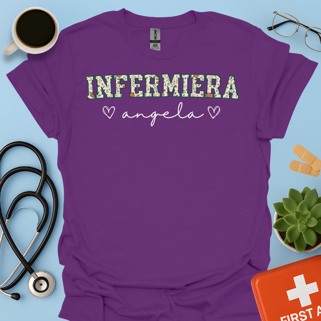 Personalizzata Infermiera Maglietta