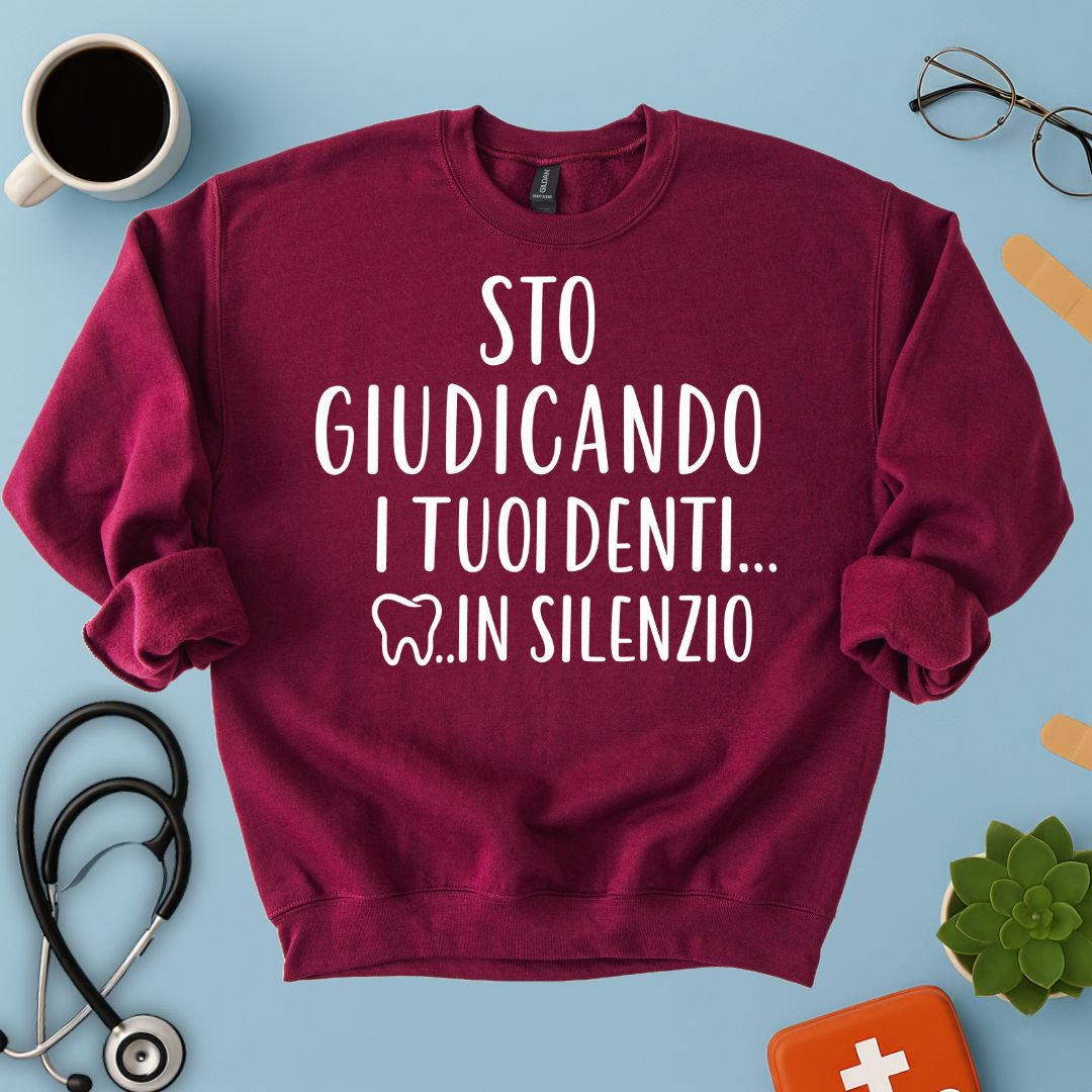 Felpa Divertente Dentista