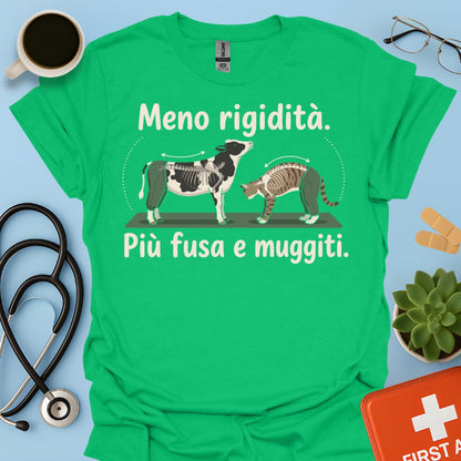 Maglietta Fisioterapista Divertente – L'esercizio Gatto-Mucca
