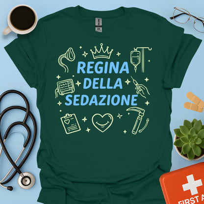 Regina della Sedazione - Maglietta Anestesista e Rianimatrice