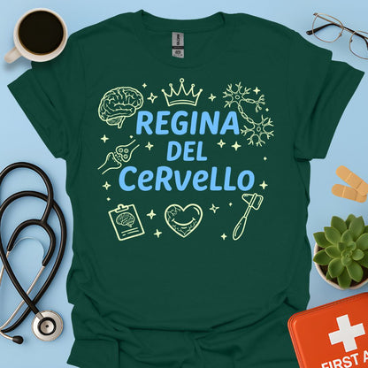 Regina del Cervello - Maglietta per Neurologa