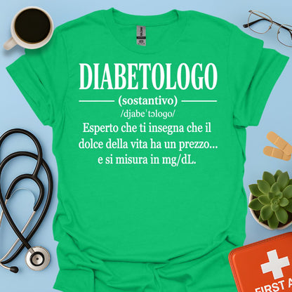 Maglietta Definizione Diabetologo