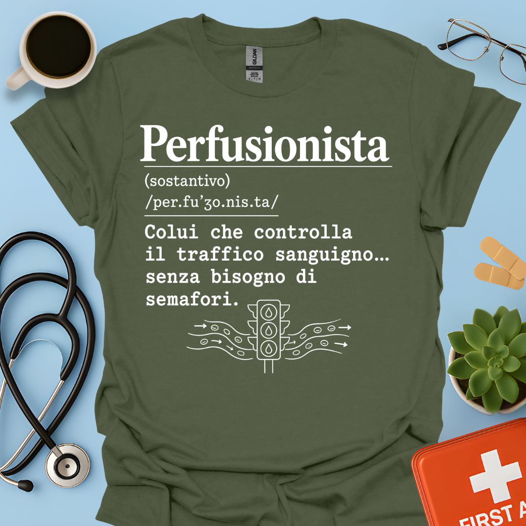Maglietta Divertente Perfusionista Definizione