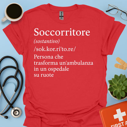 Definizione Soccorritore Ambulanza 118 Maglietta