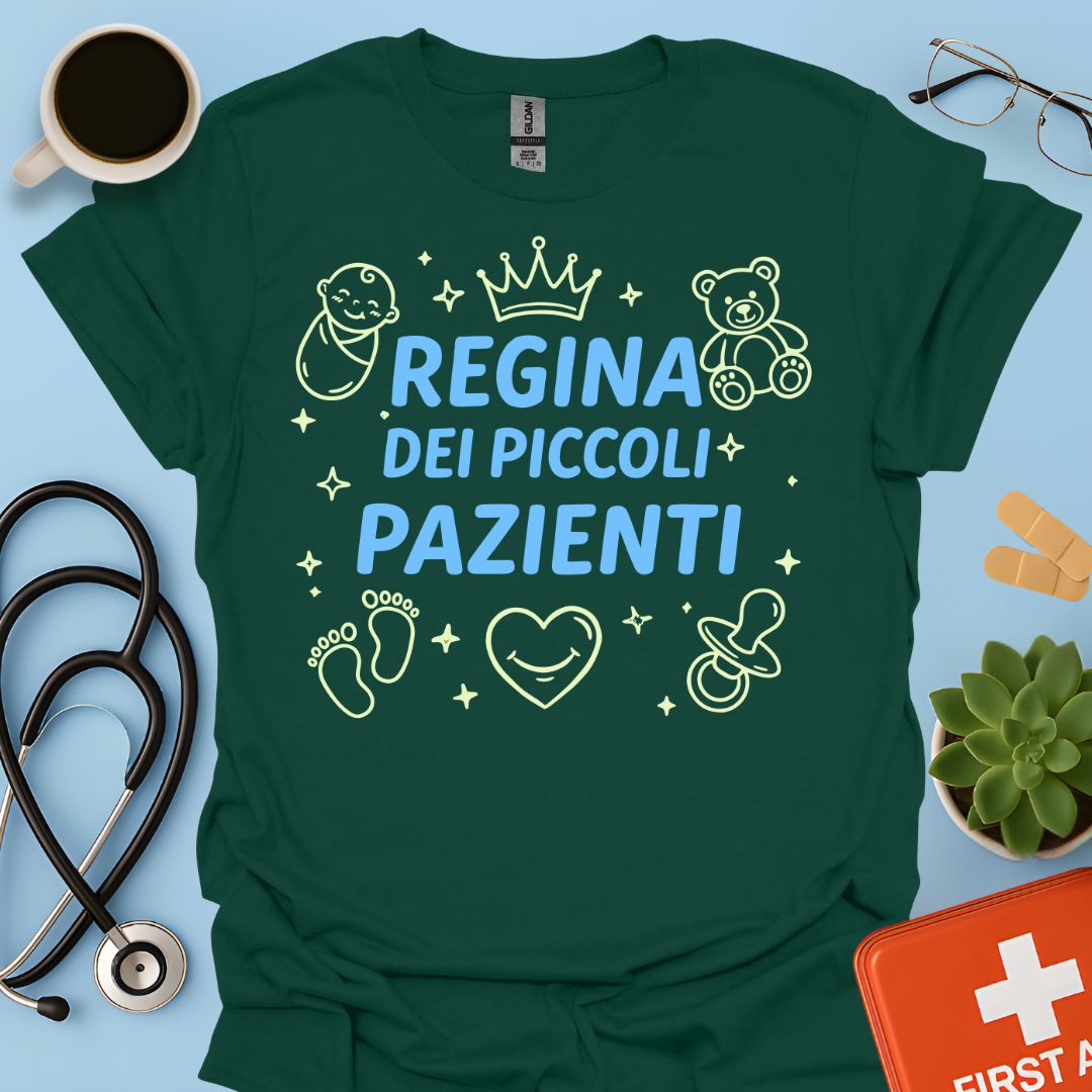 Regina dei Piccoli Pazienti - Maglietta Pediatria e Neonatologia