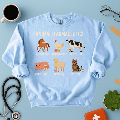 Felpa Divertente Veterinaria / Farmacista