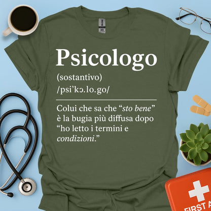 Definizione Psicologo Maglietta