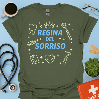 Regina del Sorriso - Maglietta per Dentista, Igienista e Odontoiatra