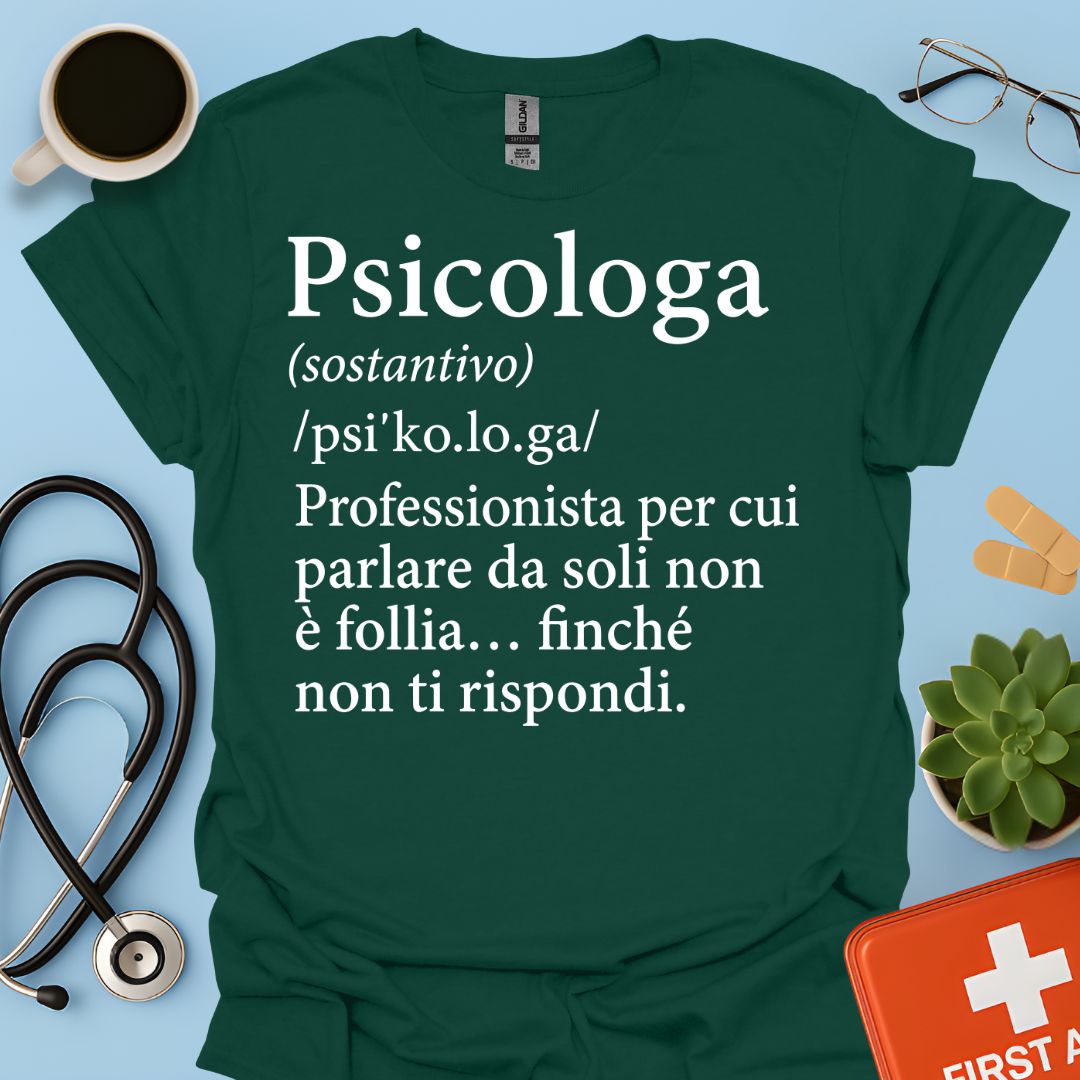 Maglietta Definizione Psicologa