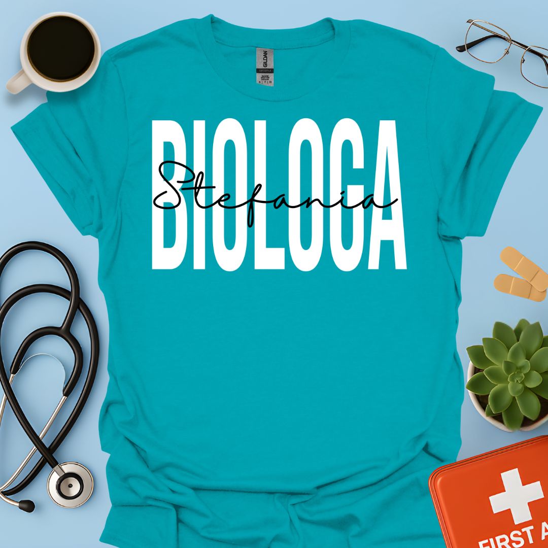 Maglietta Biologa Donna Personalizzata