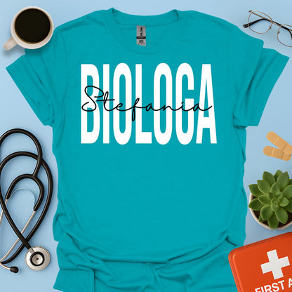 Maglietta Biologa Donna Personalizzata