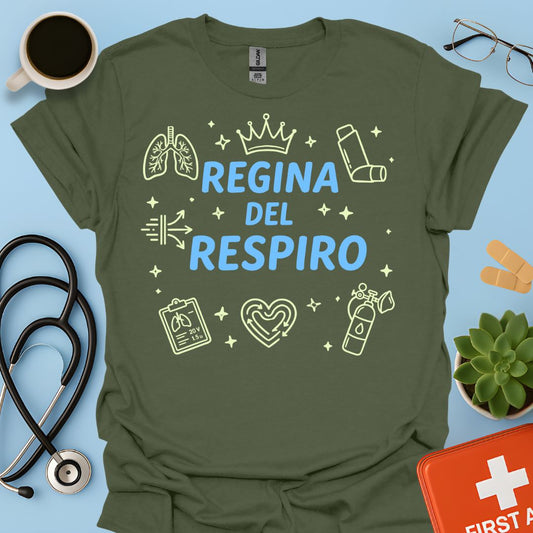 Regina del Respiro - Maglietta Pneumologia e Fisiopatologia Respiratoria
