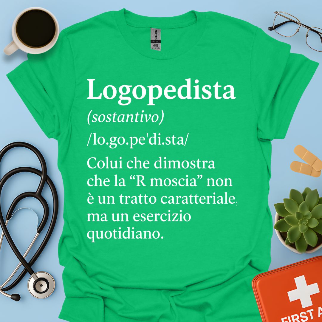Logopedia Definizione Logopedista Maglietta