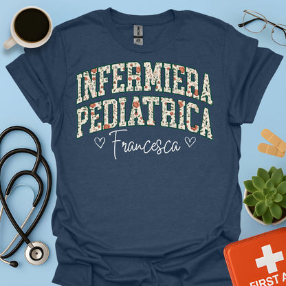 Maglietta Infermiera Pediatrica Personalizzata