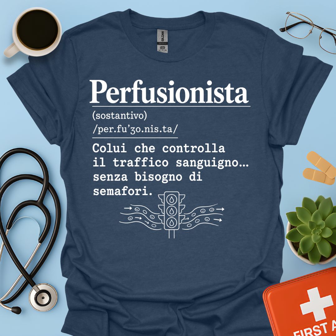 Maglietta Divertente Perfusionista Definizione