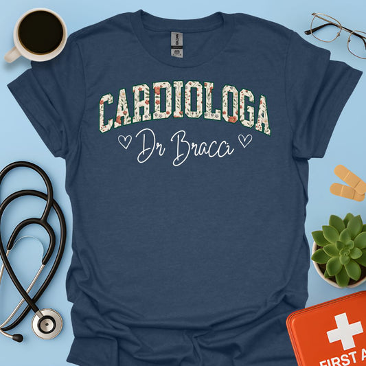 Cardiologia Maglietta Cardiologa Personalizzata