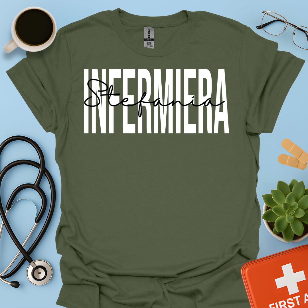 Maglietta Infermiera Personalizzata