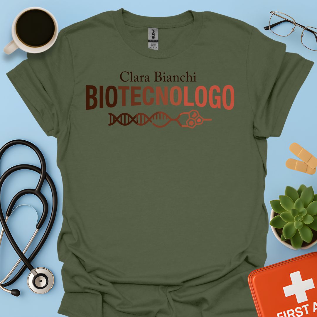 Maglietta Personalizzata Biotecnologo