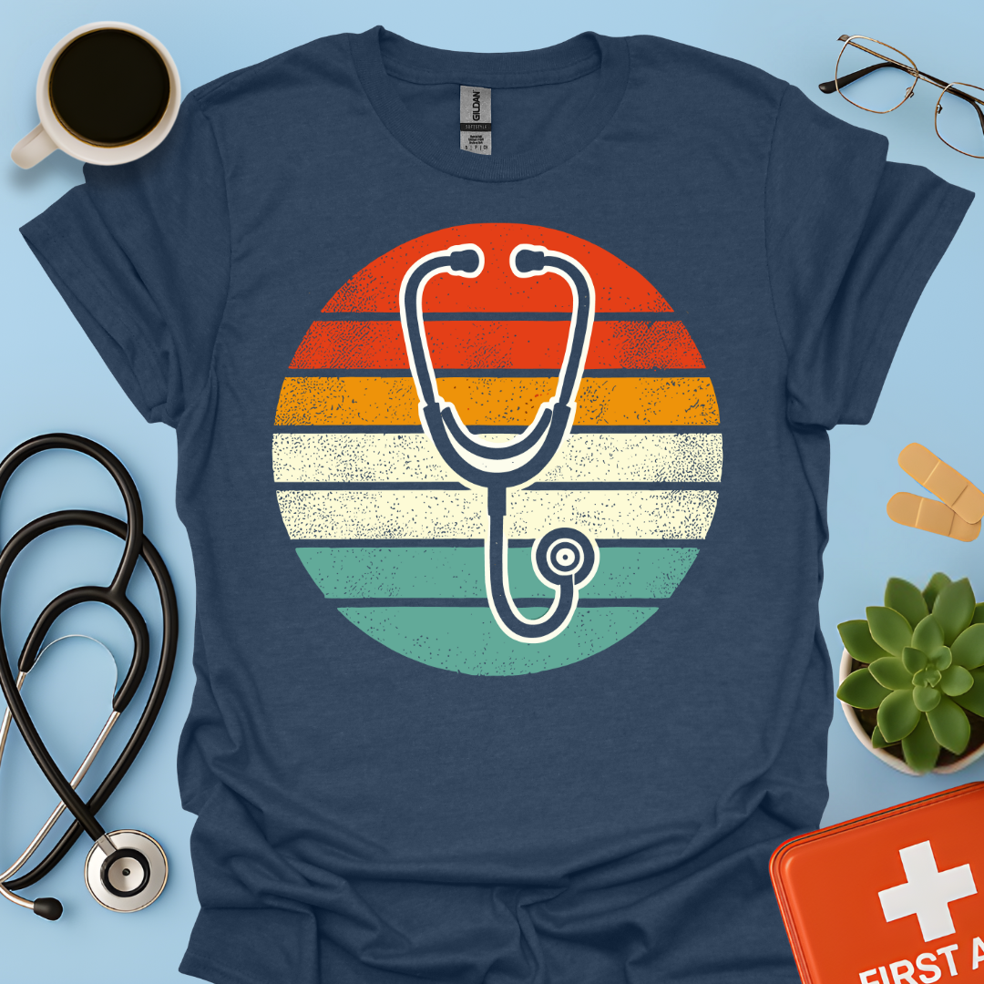 Stetoscopio Medico Dottore Maglietta