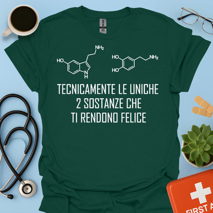 Maglietta Serotonina e Dopamina
